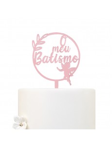 Topo Bolo O Meu Batismo